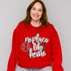 No Place Like Home - Softball Unisex Crewneck T-Shirt Sweatshirt Hoodie