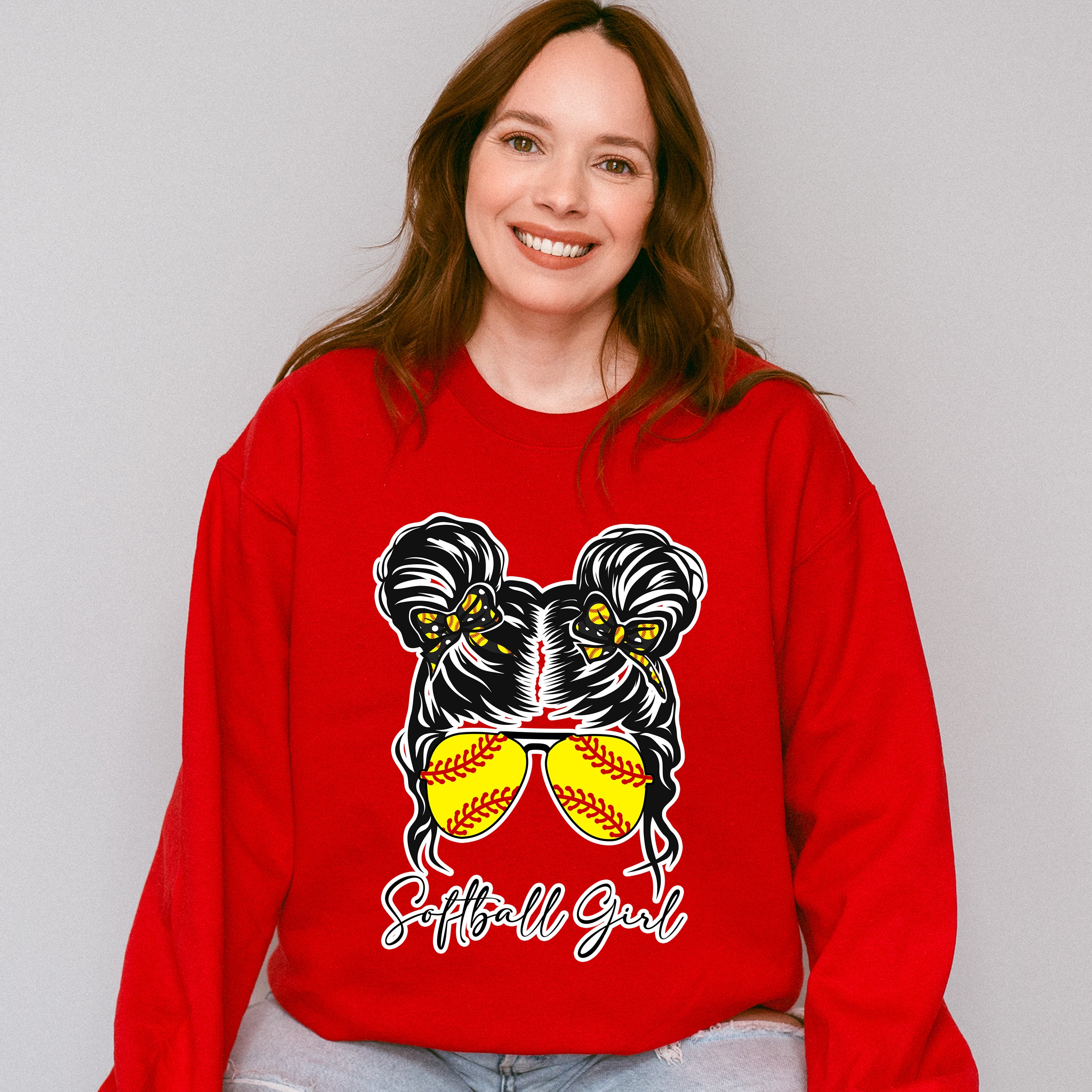 Softball Girl - Softball Unisex Crewneck T-Shirt Sweatshirt Hoodie