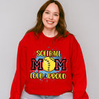 Softball MOM Loud And Proud - Softball Unisex Crewneck T-Shirt Sweatshirt Hoodie