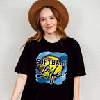 Softball Life Design - Softball Unisex Crewneck T-Shirt Sweatshirt Hoodie