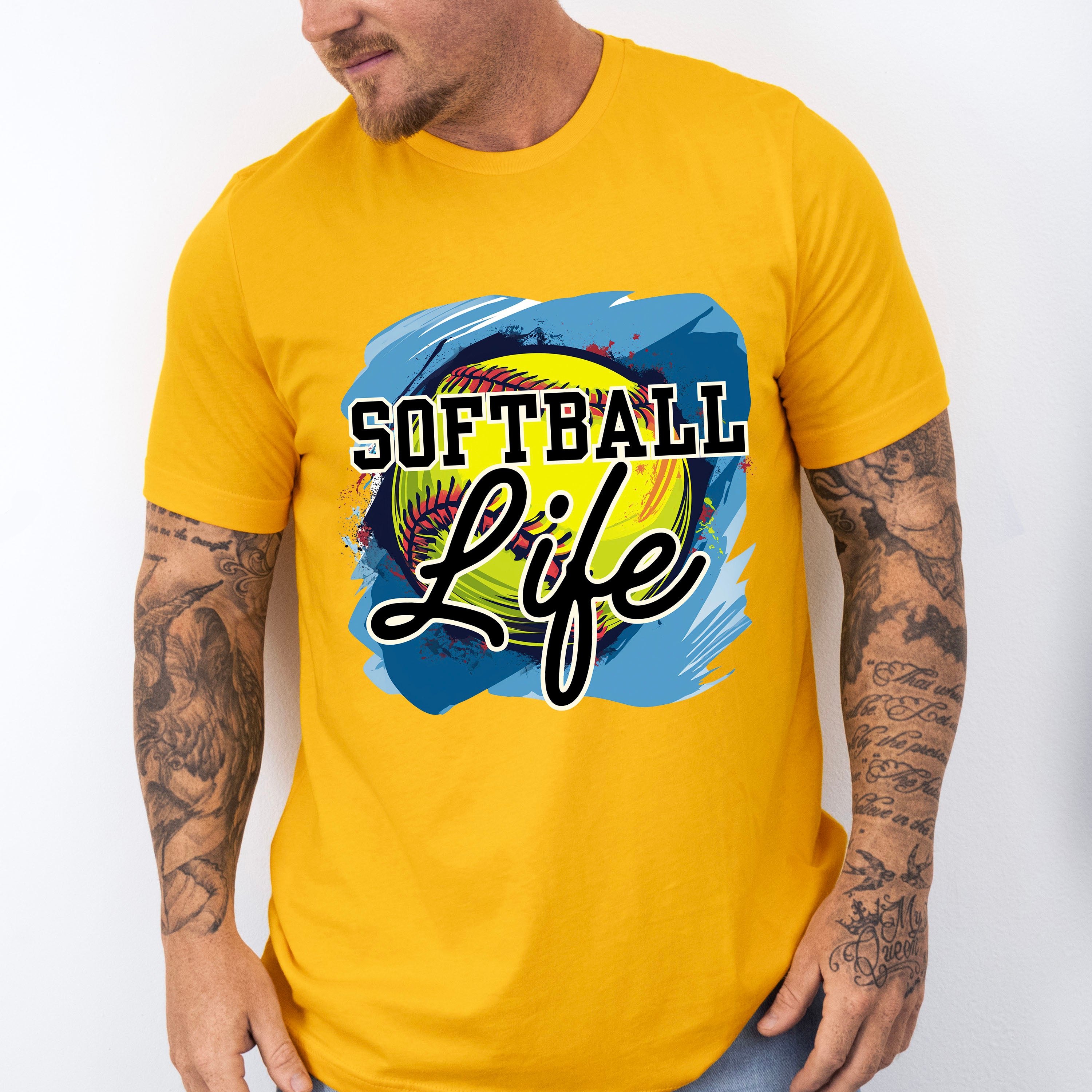 Softball Life Design - Softball Unisex Crewneck T-Shirt Sweatshirt Hoodie