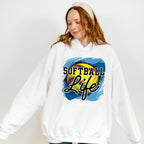 Softball Life Design - Softball Unisex Crewneck T-Shirt Sweatshirt Hoodie
