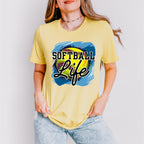 Softball Life Design - Softball Unisex Crewneck T-Shirt Sweatshirt Hoodie