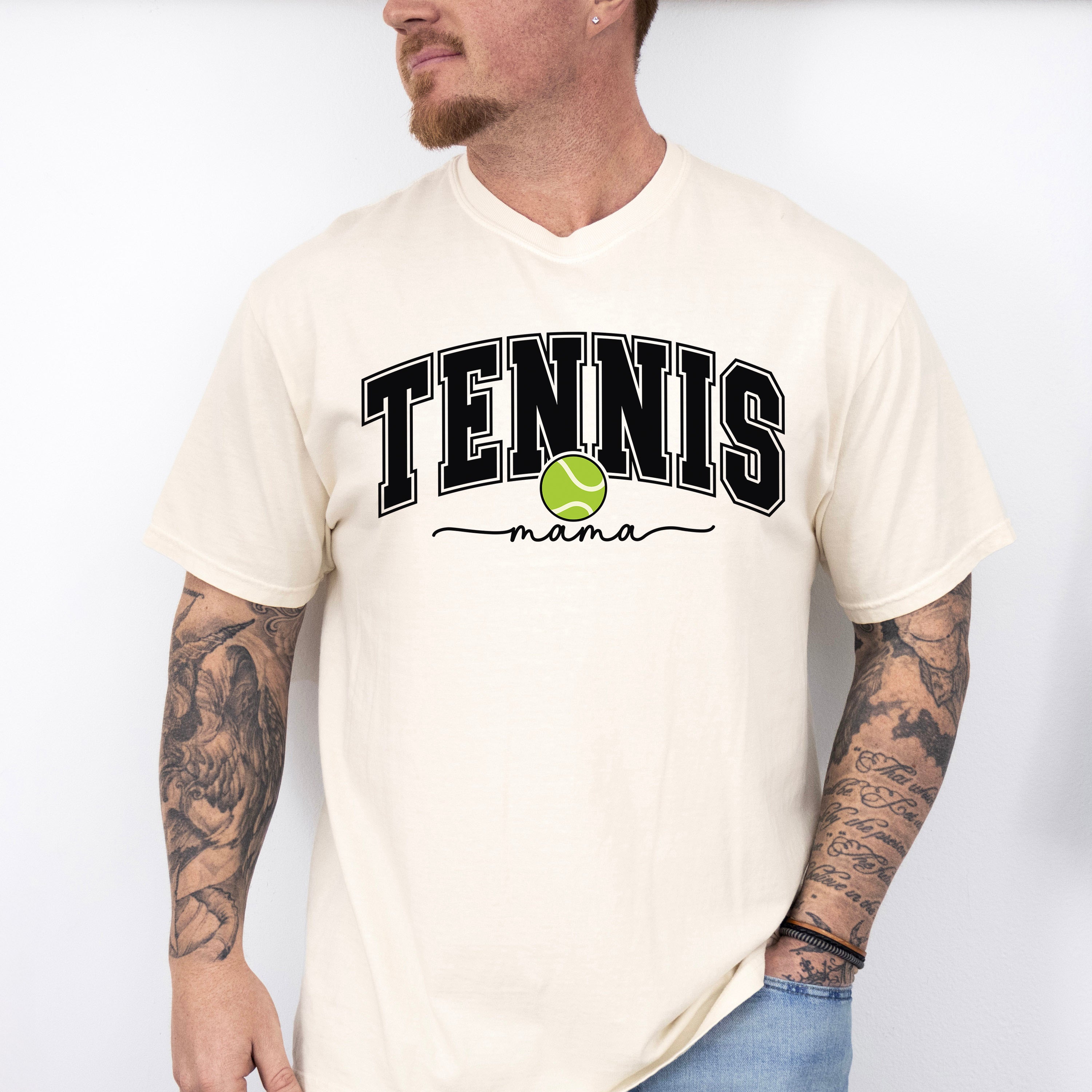 Tennis Mama Design - Tennis Unisex Crewneck T-Shirt Sweatshirt Hoodie