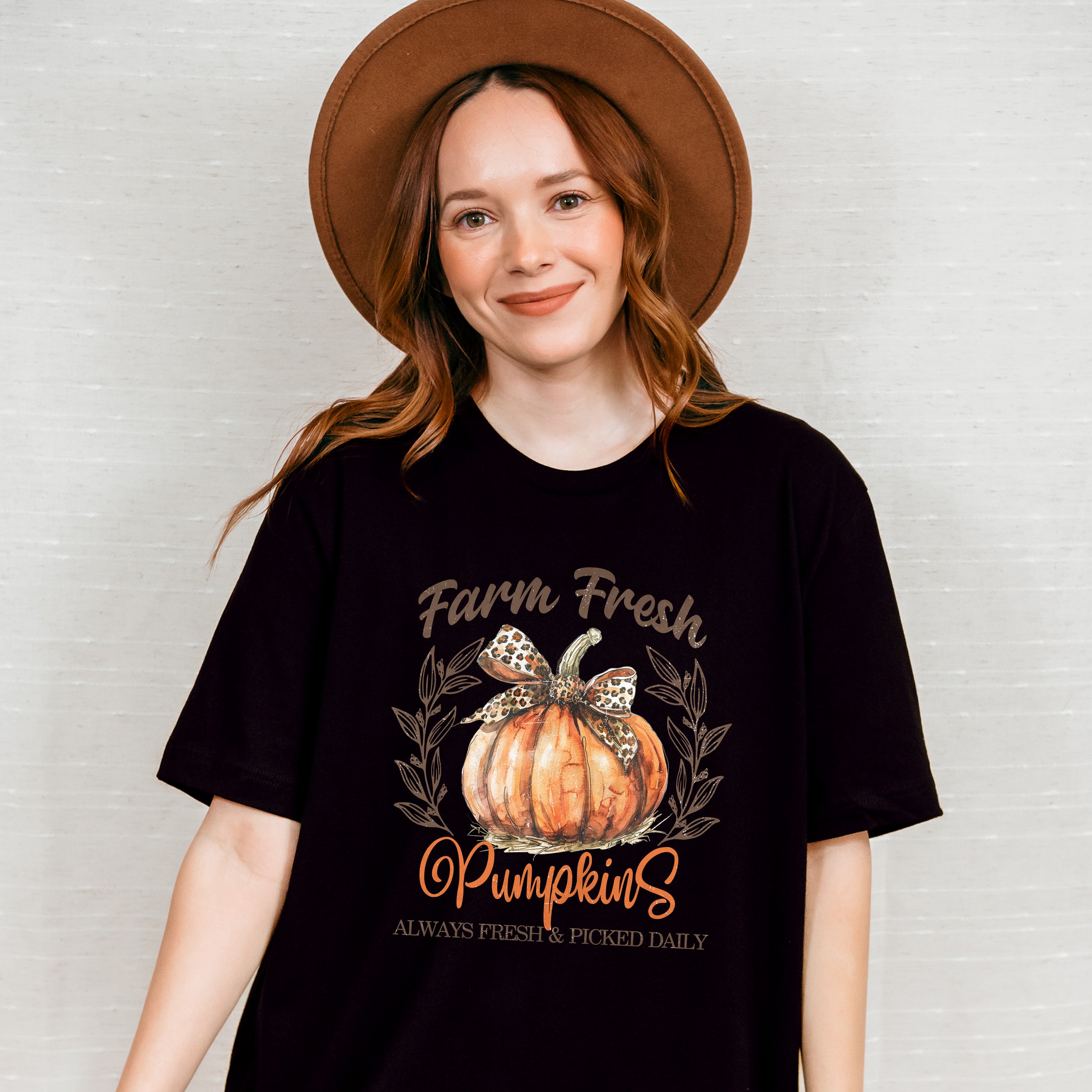 Farm Fresh Pumpkins - Fall Unisex Crewneck T-Shirt Sweatshirt Hoodie