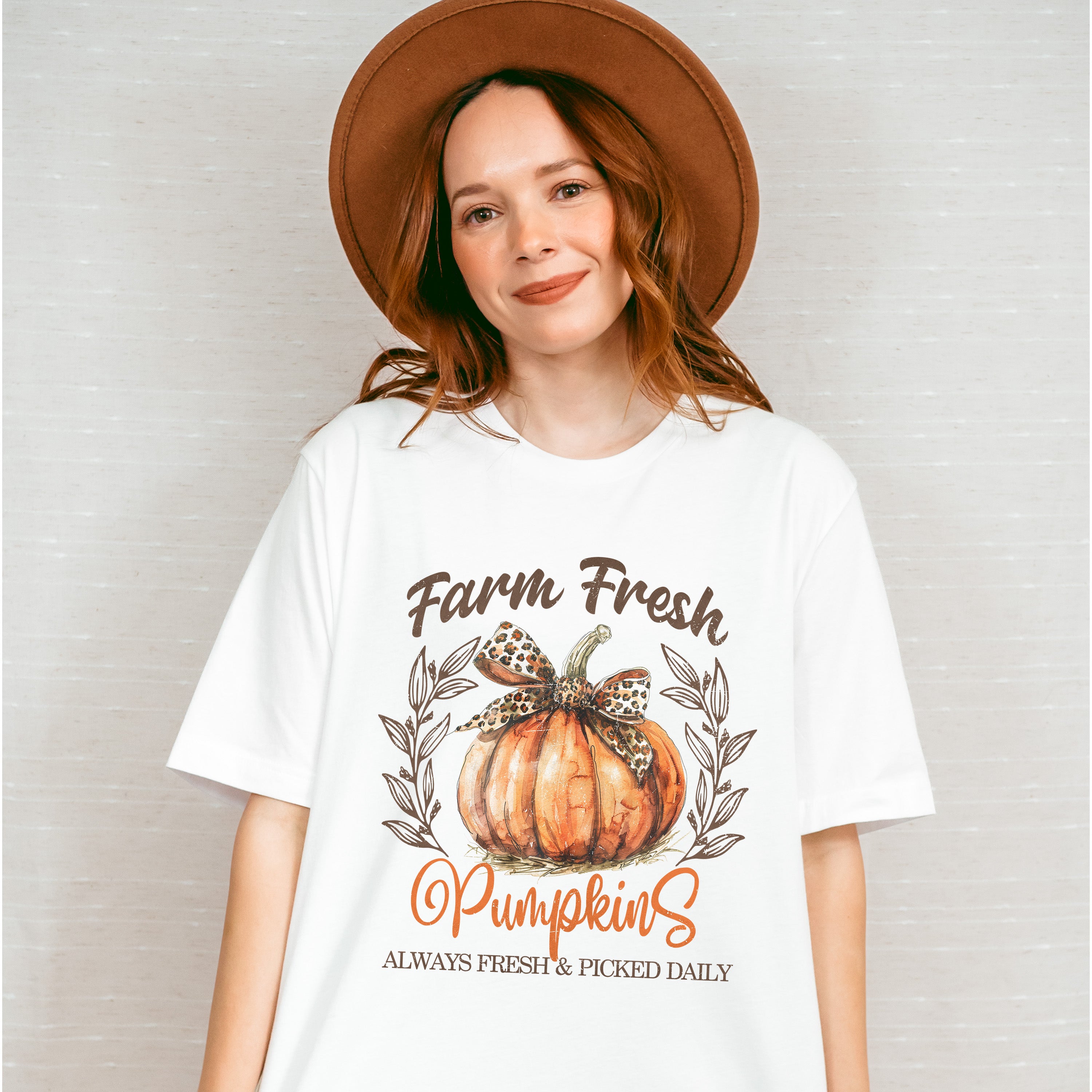 Farm Fresh Pumpkins - Fall Unisex Crewneck T-Shirt Sweatshirt Hoodie