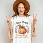 Farm Fresh Pumpkins - Fall Unisex Crewneck T-Shirt Sweatshirt Hoodie