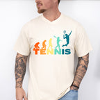 Tennis Evolution - Tennis Unisex Crewneck T-Shirt Sweatshirt Hoodie