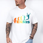 Tennis Evolution - Tennis Unisex Crewneck T-Shirt Sweatshirt Hoodie