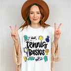 Tennis Basics - Tennis Unisex Crewneck T-Shirt Sweatshirt Hoodie