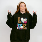 LOVE Leopard Design - Volleyball Unisex Crewneck T-Shirt Sweatshirt Hoodie
