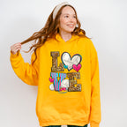 LOVE Leopard Design - Volleyball Unisex Crewneck T-Shirt Sweatshirt Hoodie