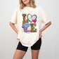 LOVE Leopard Design - Volleyball Unisex Crewneck T-Shirt Sweatshirt Hoodie