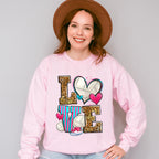 LOVE Leopard Design - Volleyball Unisex Crewneck T-Shirt Sweatshirt Hoodie