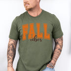 Orange FALL Vibes - Fall Unisex Crewneck T-Shirt Sweatshirt Hoodie
