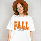 Orange FALL Vibes - Fall Unisex Crewneck T-Shirt Sweatshirt Hoodie