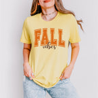 Orange FALL Vibes - Fall Unisex Crewneck T-Shirt Sweatshirt Hoodie