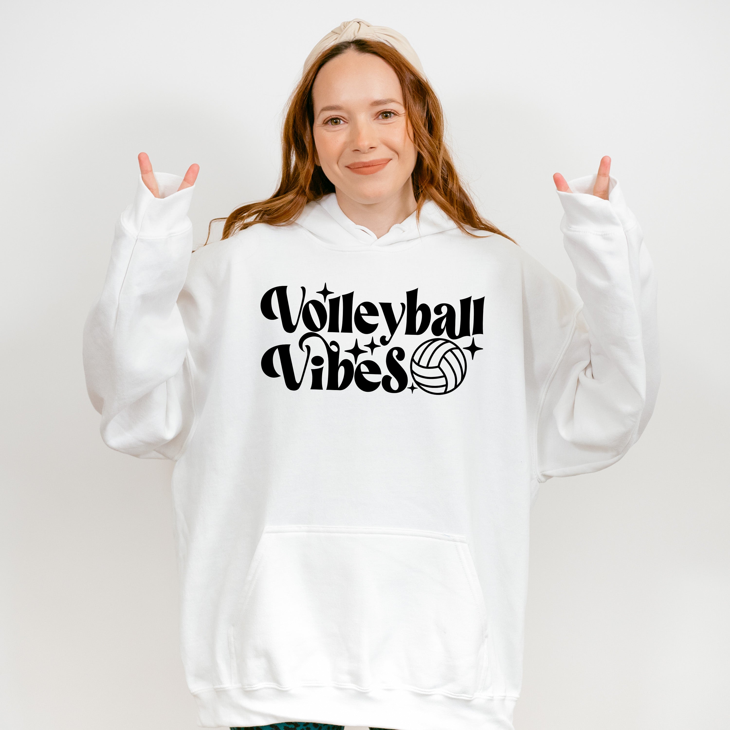 Volleyball Vibes - Volleyball Unisex Crewneck T-Shirt Sweatshirt Hoodie