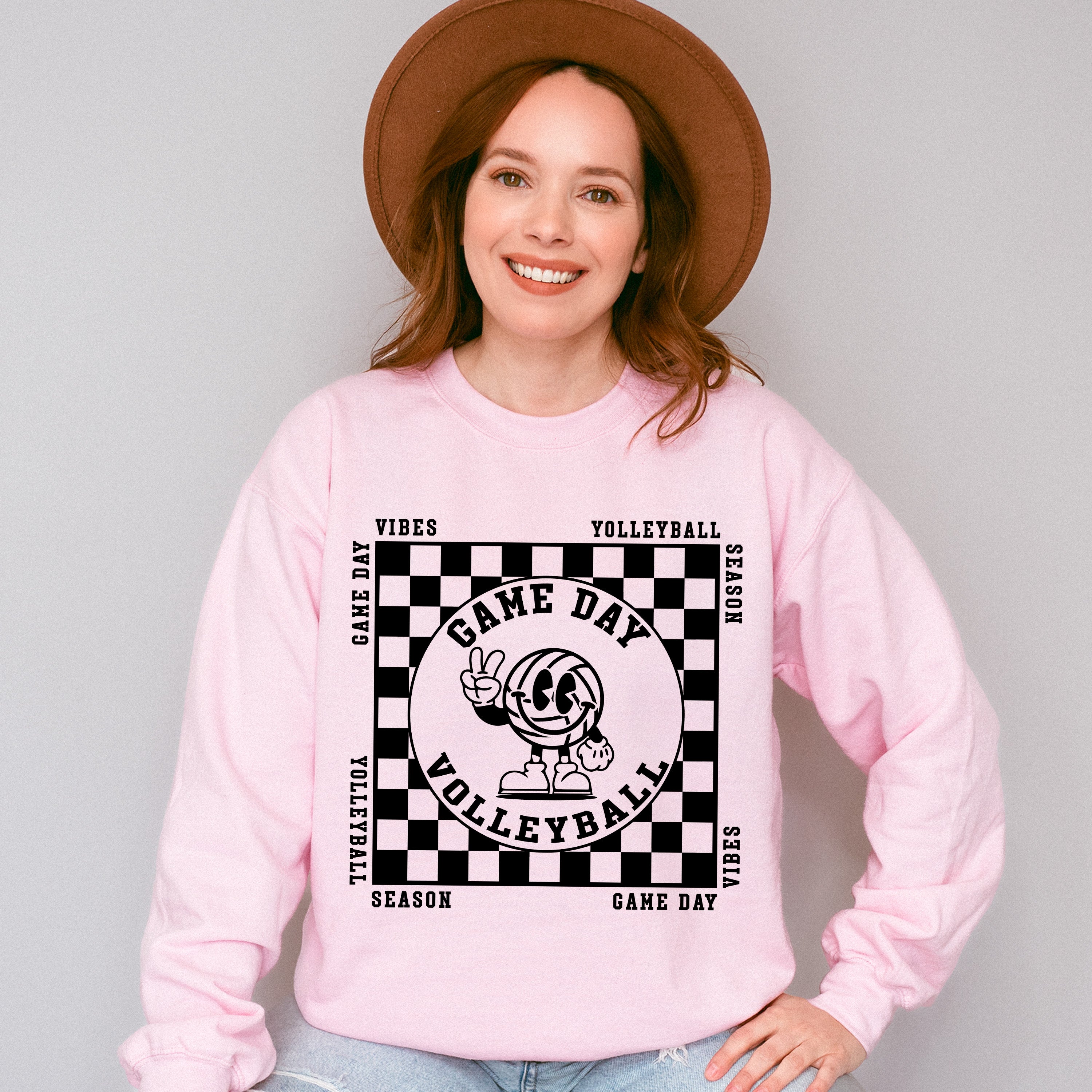 Gameday Volleyball Design - Volleyball Unisex Crewneck T-Shirt Sweatshirt Hoodie