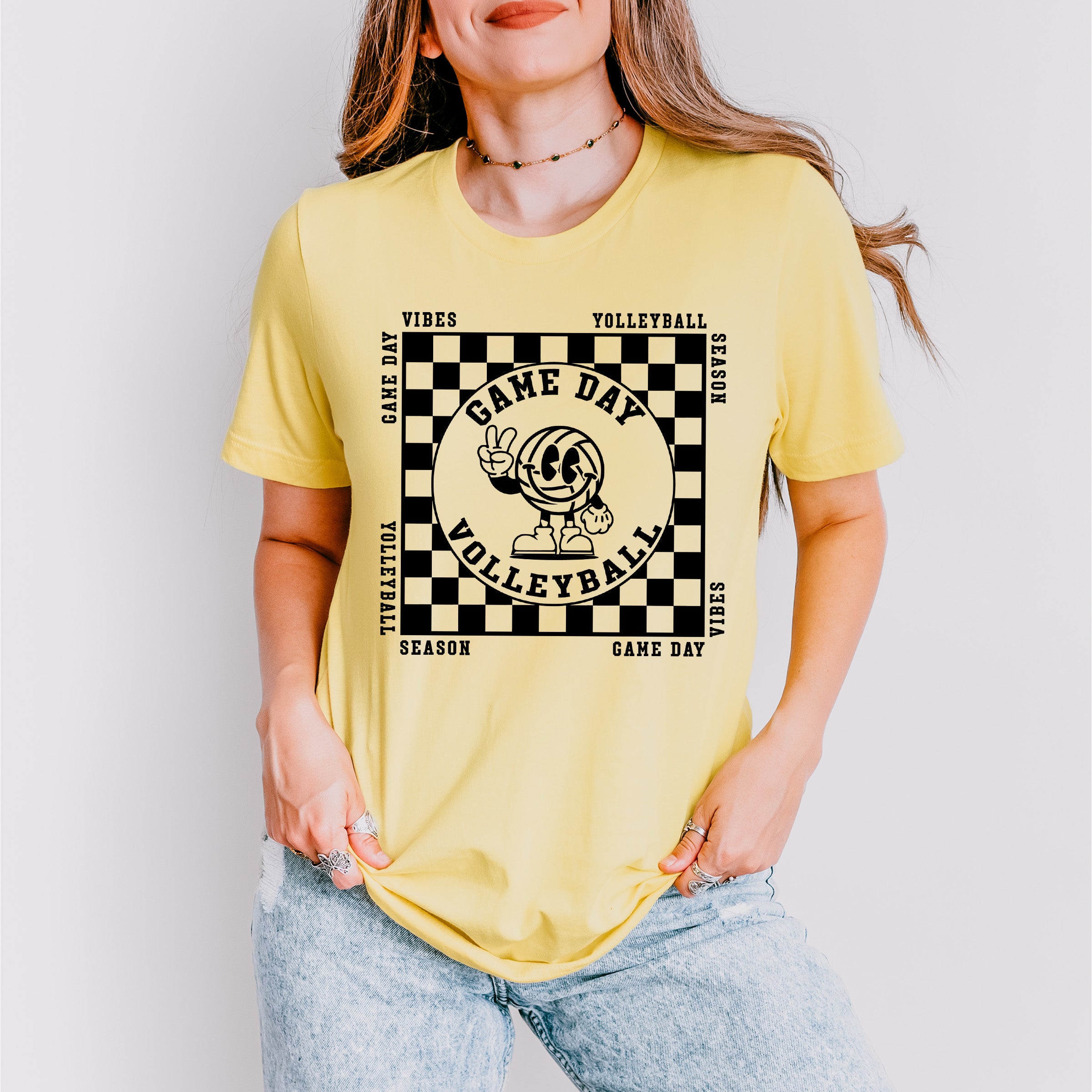 Gameday Volleyball Design - Volleyball Unisex Crewneck T-Shirt Sweatshirt Hoodie