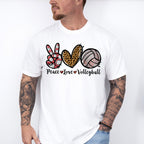 Peace Love Volleyball - Volleyball Unisex Crewneck T-Shirt Sweatshirt Hoodie