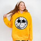 Smiley Star Eyes Design - Volleyball Unisex Crewneck T-Shirt Sweatshirt Hoodie