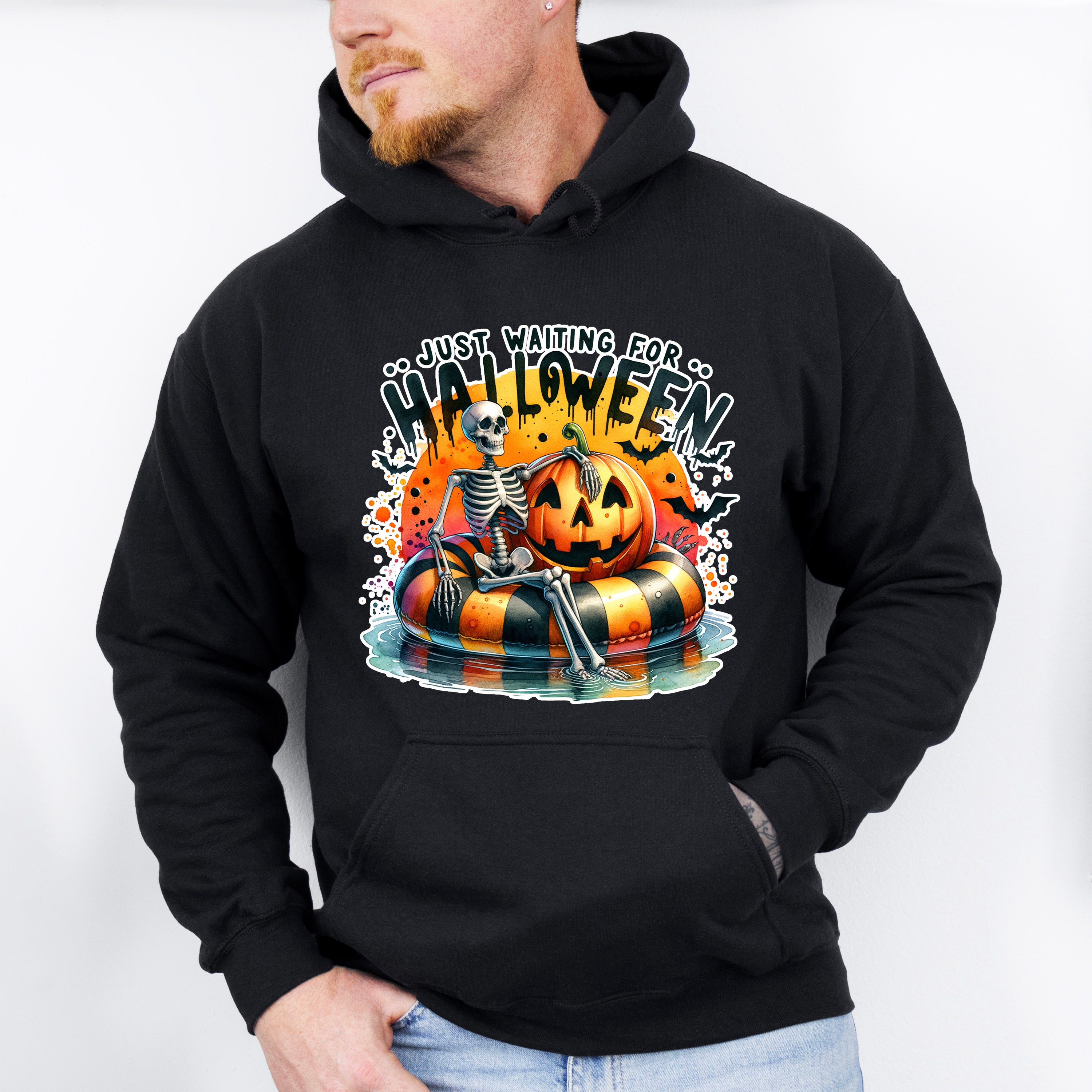 Just Waiting For Halloween - Halloween Unisex Crewneck T-Shirt Sweatshirt Hoodie