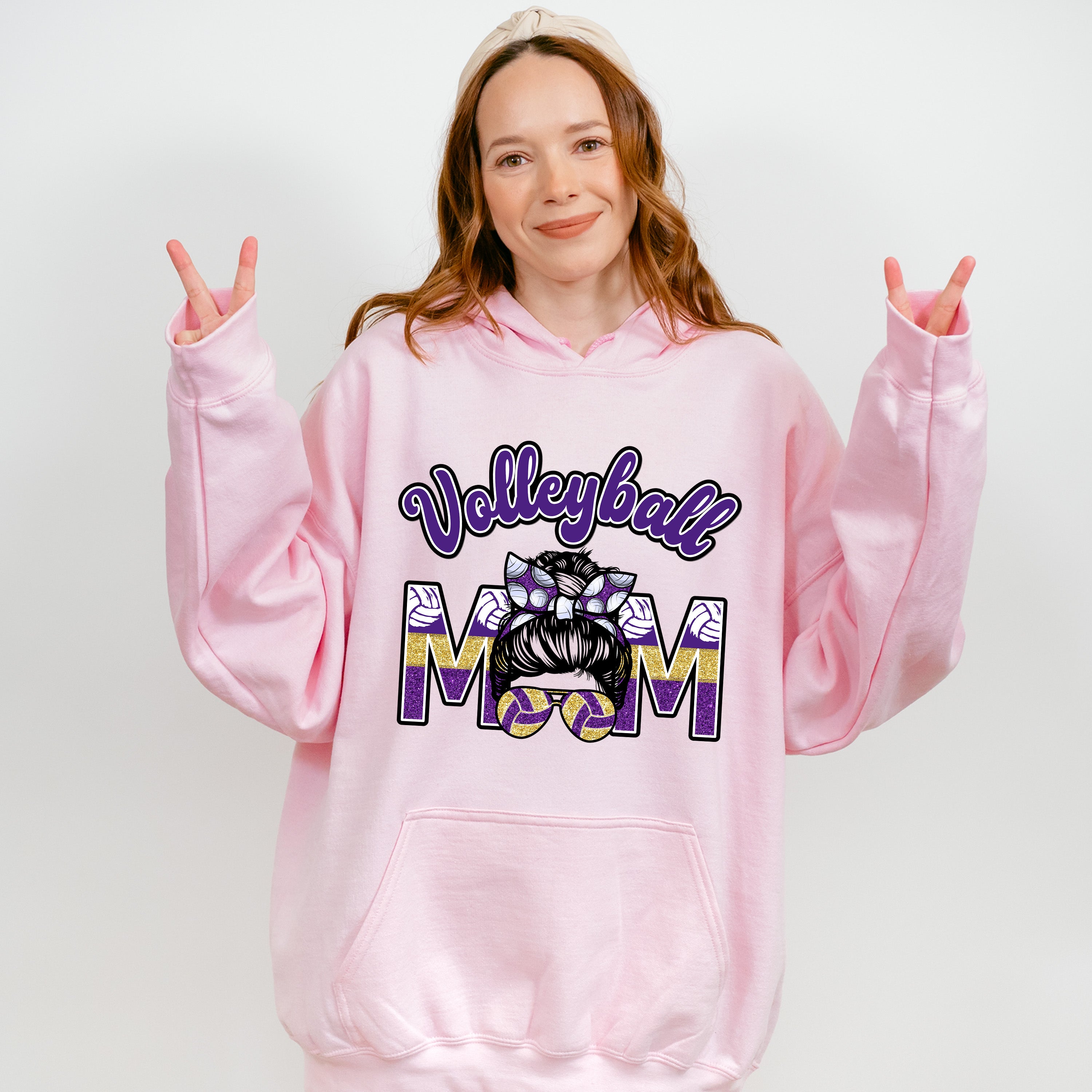 Volleyball Mom - Volleyball Unisex Crewneck T-Shirt Sweatshirt Hoodie