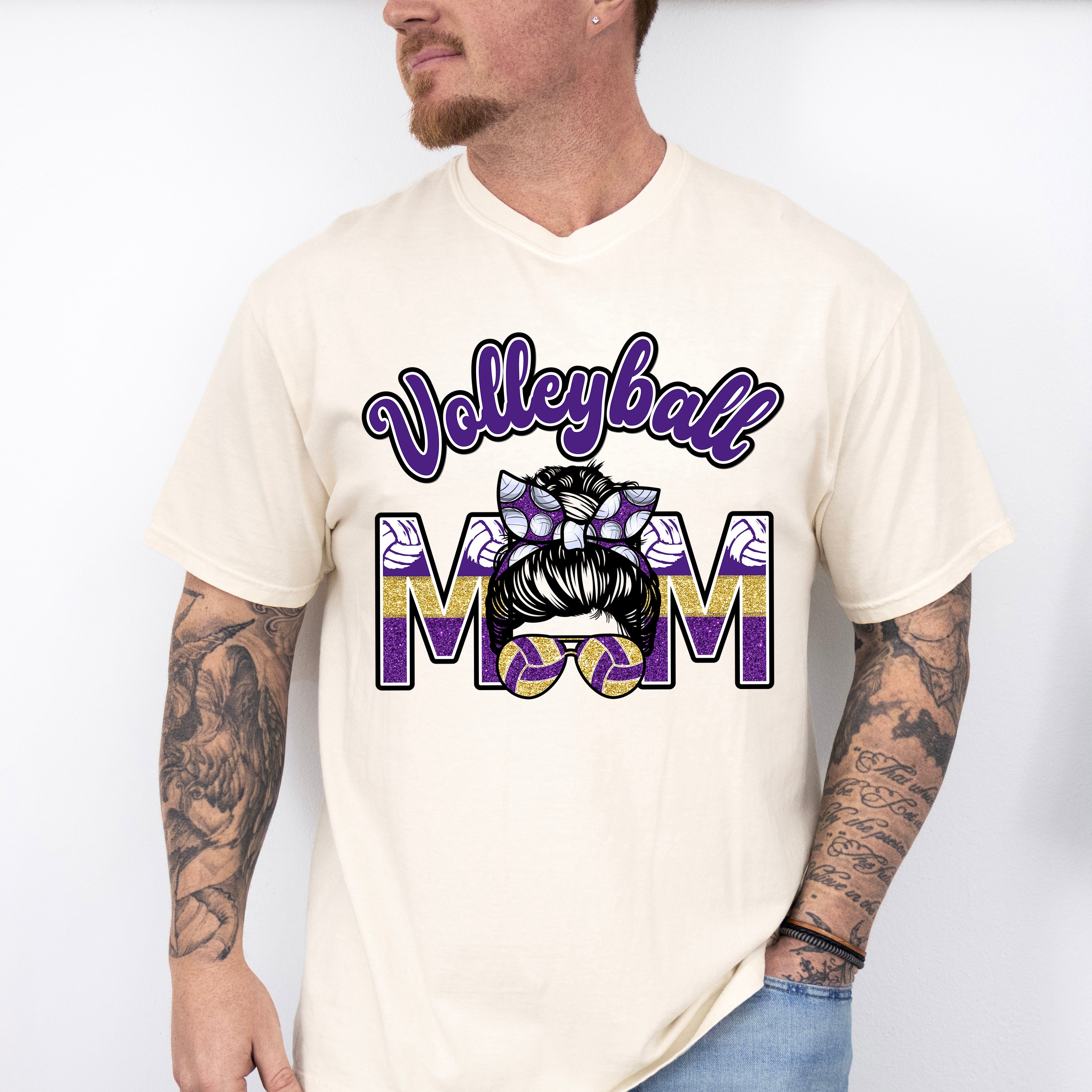 Volleyball Mom - Volleyball Unisex Crewneck T-Shirt Sweatshirt Hoodie