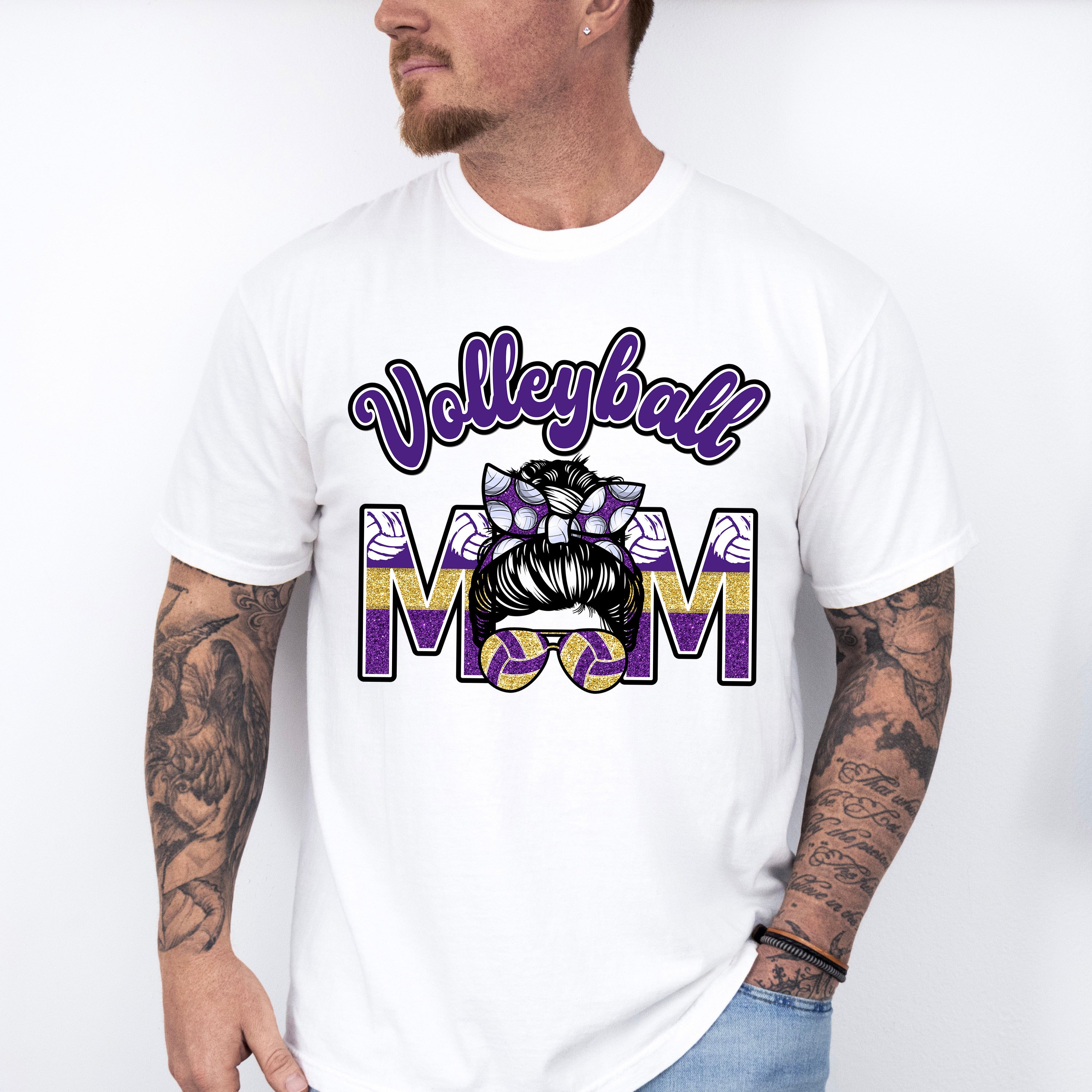 Volleyball Mom - Volleyball Unisex Crewneck T-Shirt Sweatshirt Hoodie