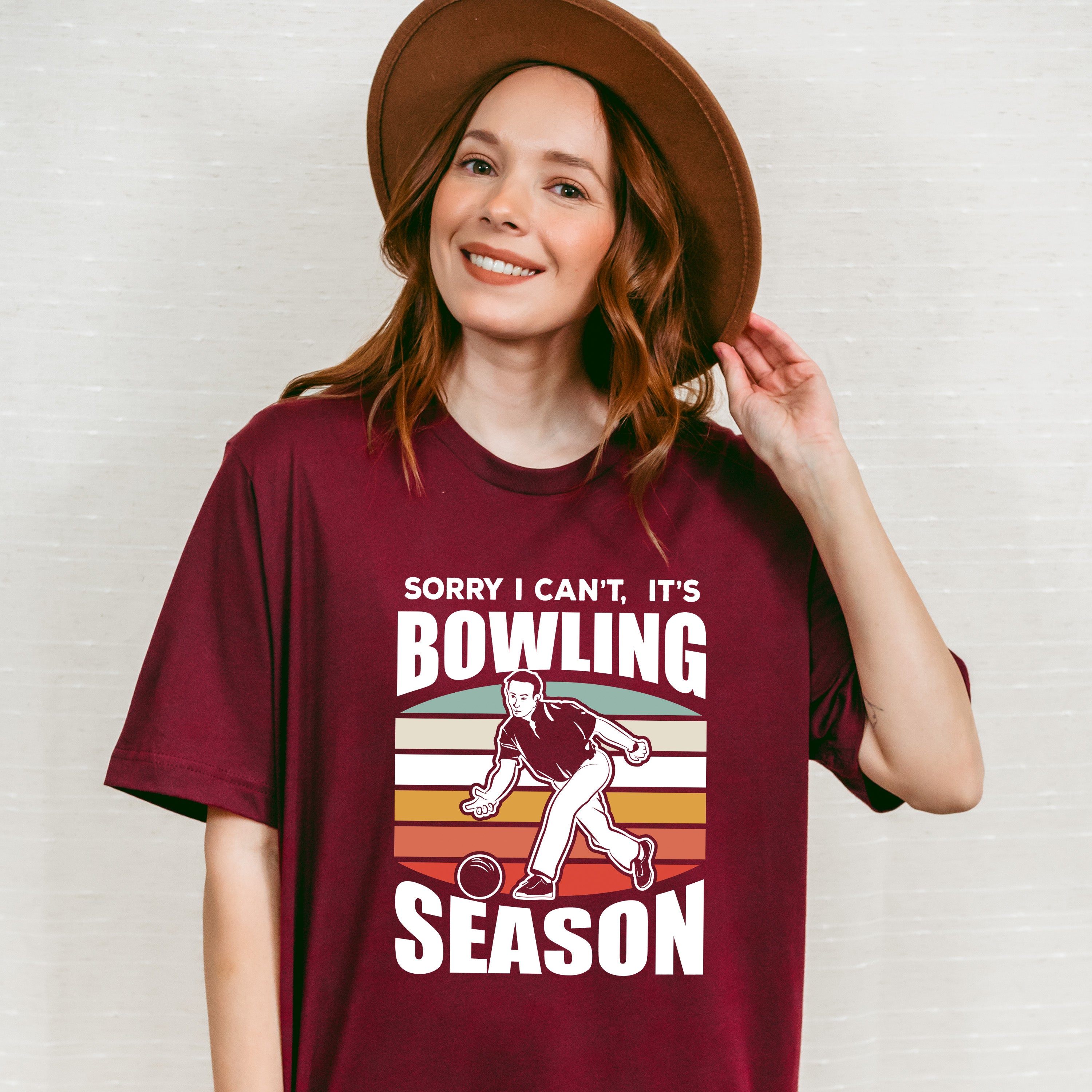 Sorry I Can't It's Bowling Season - Bowling Unisex Crewneck T-Shirt Sweatshirt Hoodie