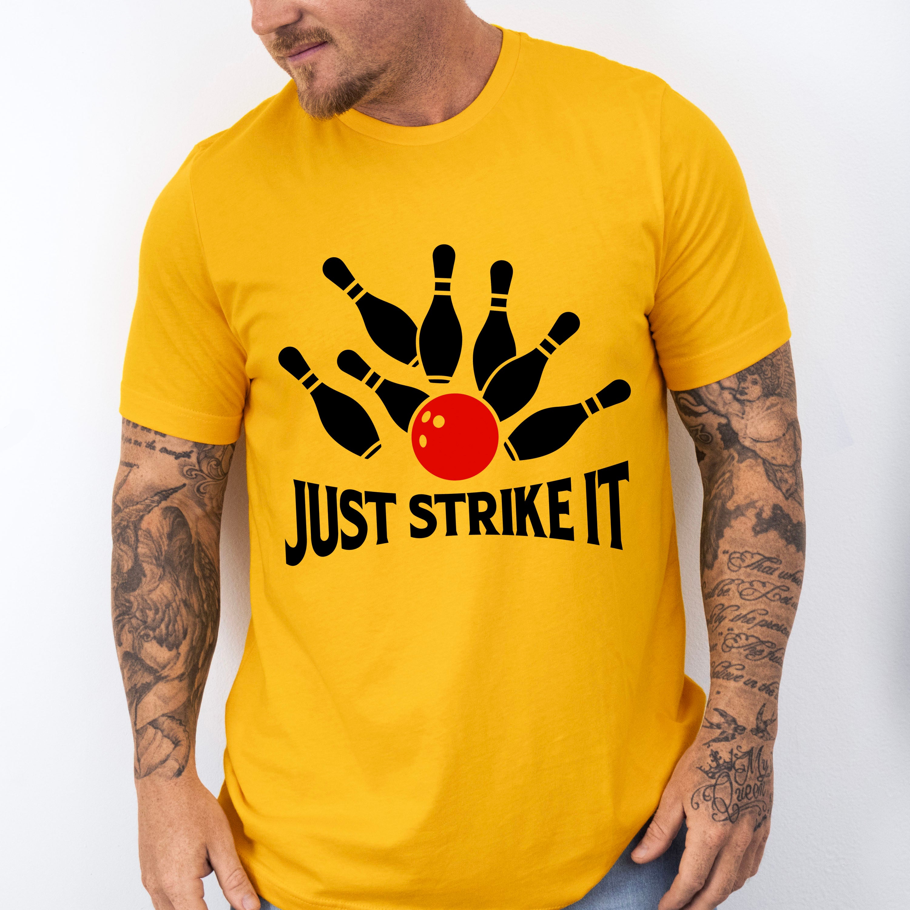 Just Strike It - Bowling Unisex Crewneck T-Shirt Sweatshirt Hoodie