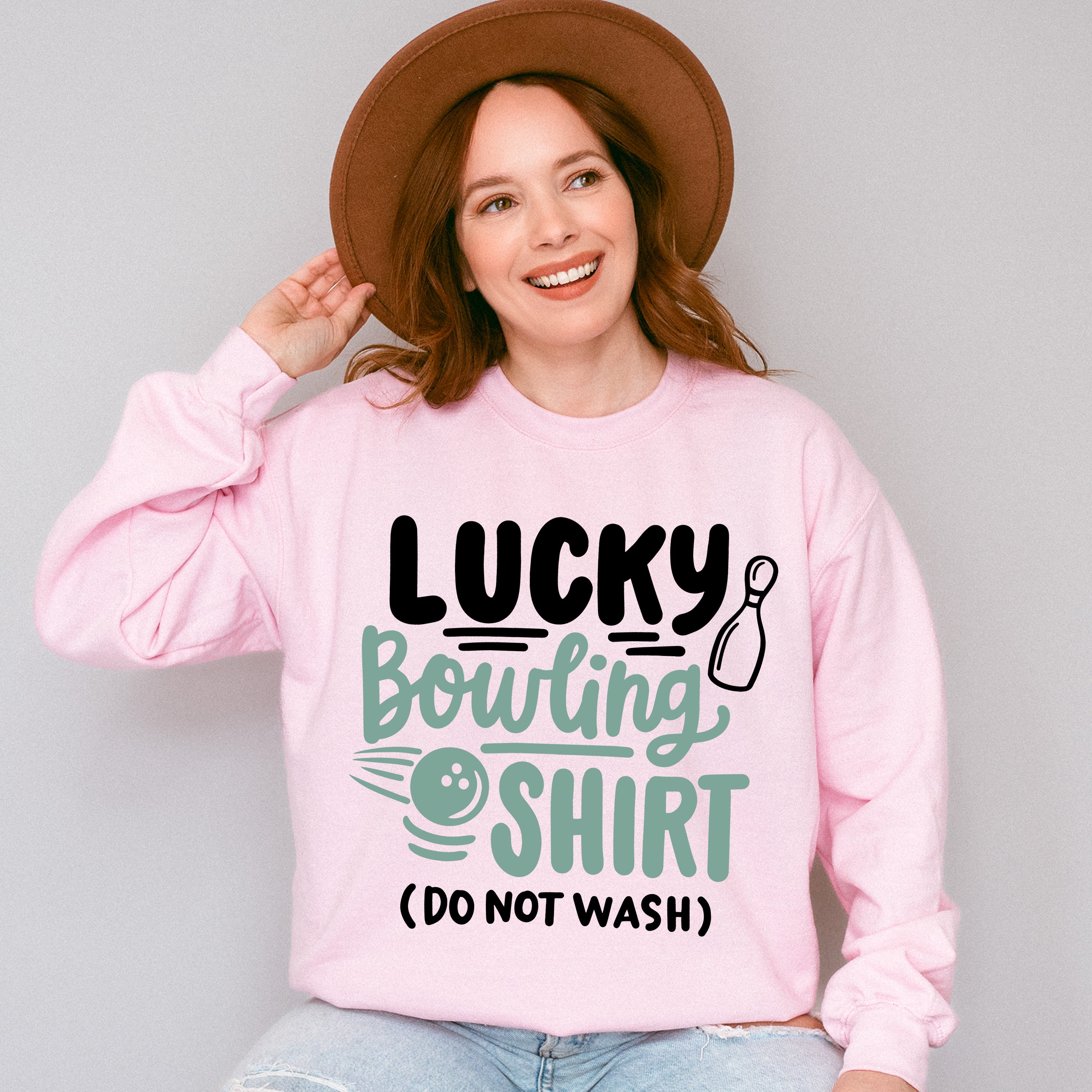 Lucky Bowling Shirt - Bowling Unisex Crewneck T-Shirt Sweatshirt Hoodie