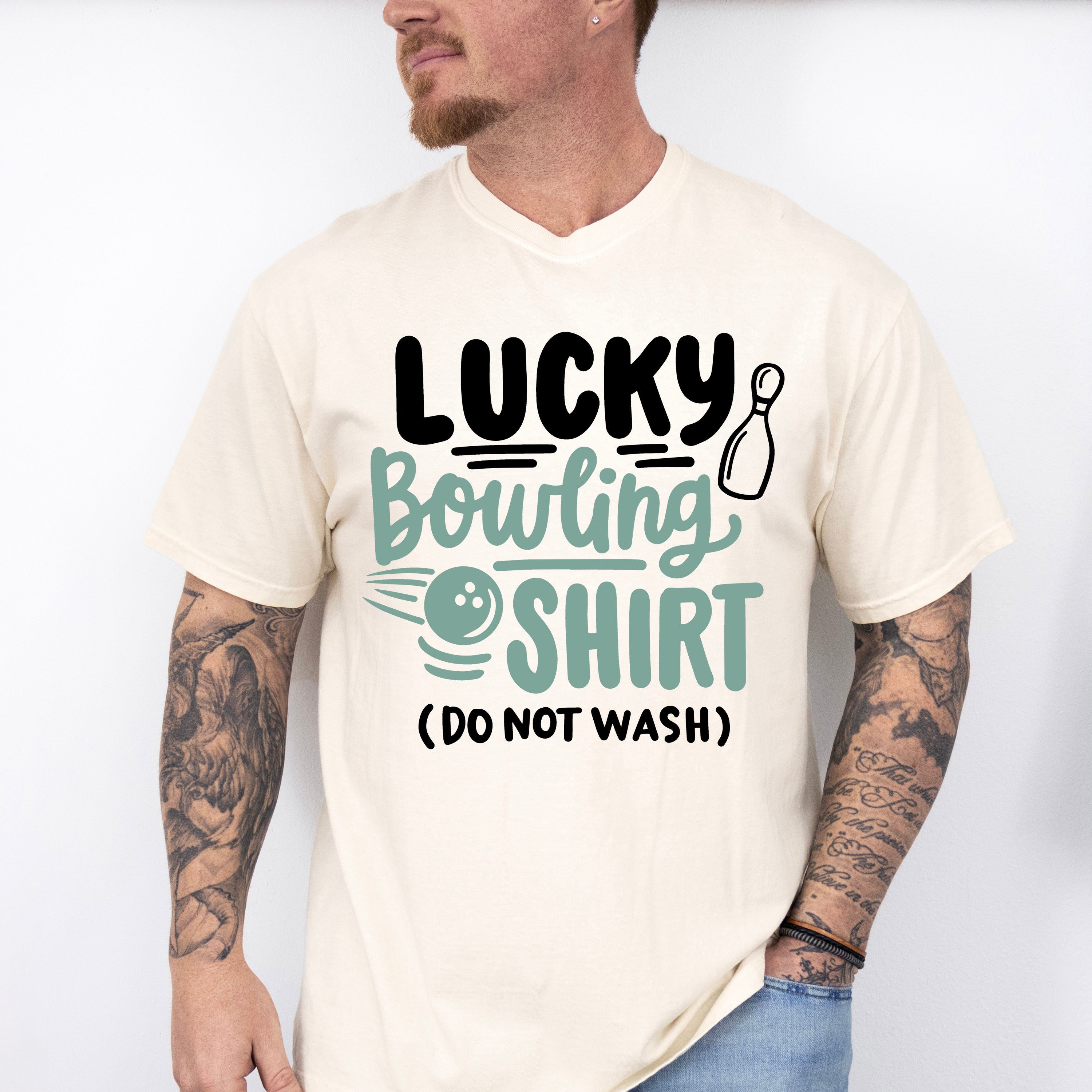 Lucky Bowling Shirt - Bowling Unisex Crewneck T-Shirt Sweatshirt Hoodie