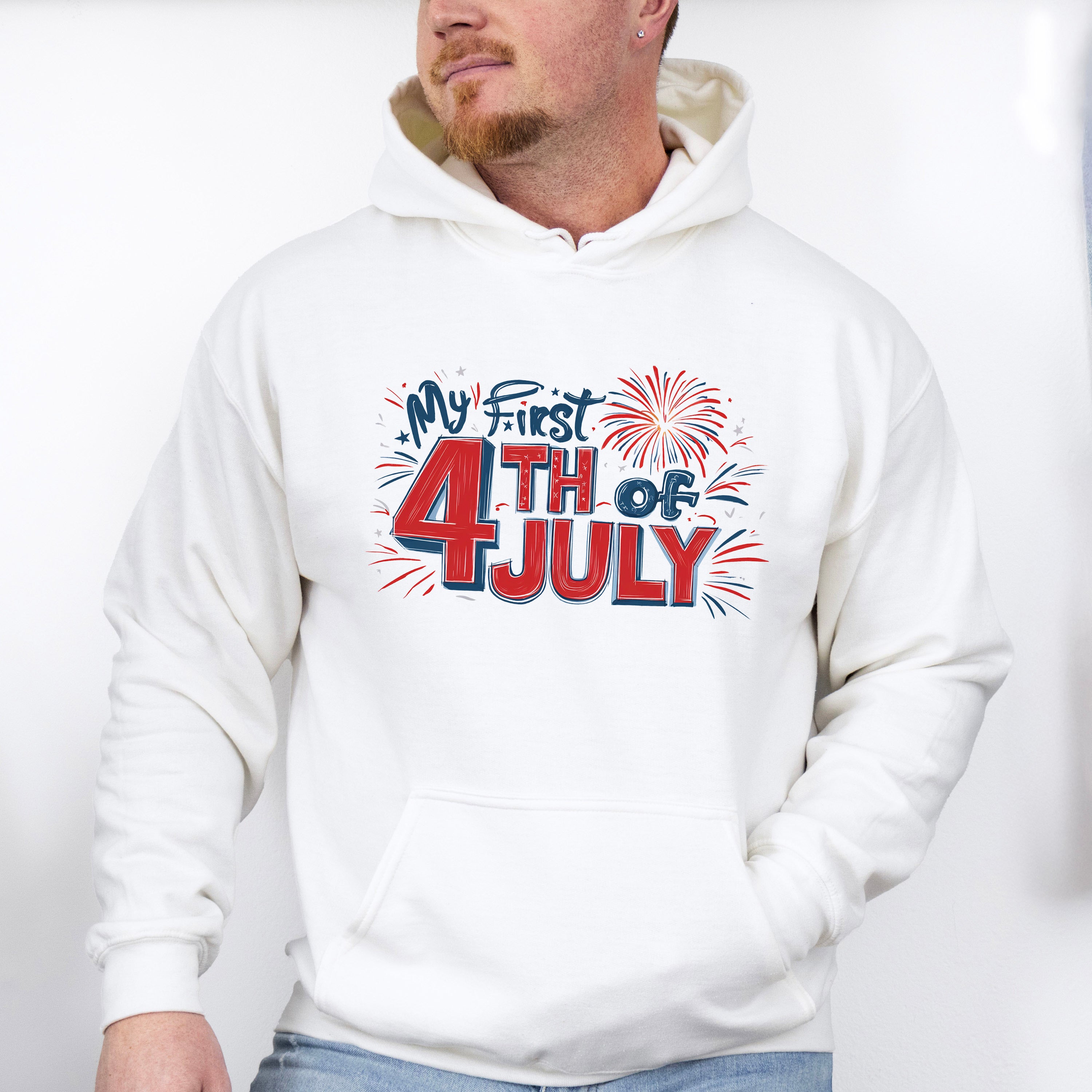 My First 4Th Of July Unisex Crewneck T-Shirt Sweatshirt Hoodie