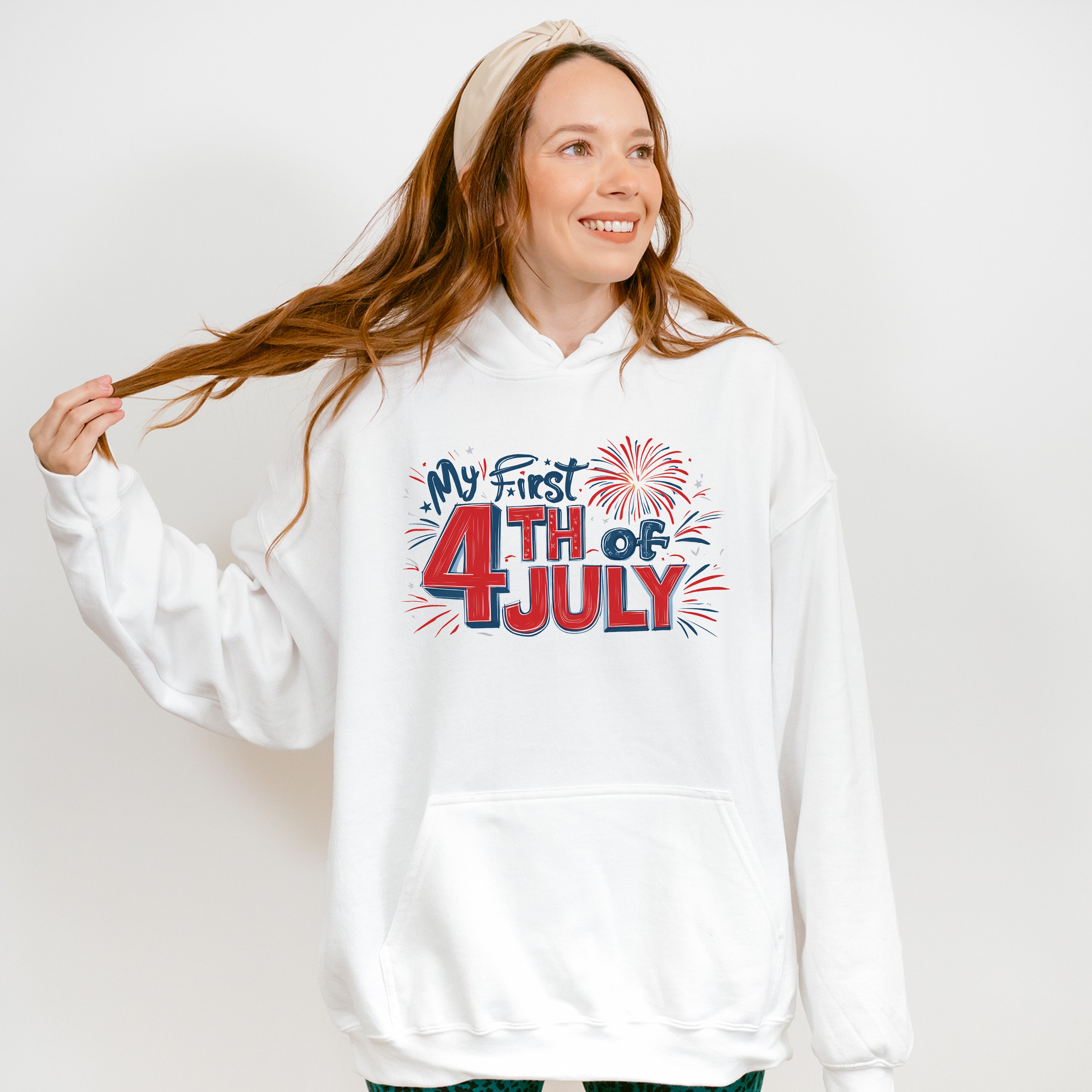 My First 4Th Of July Unisex Crewneck T-Shirt Sweatshirt Hoodie