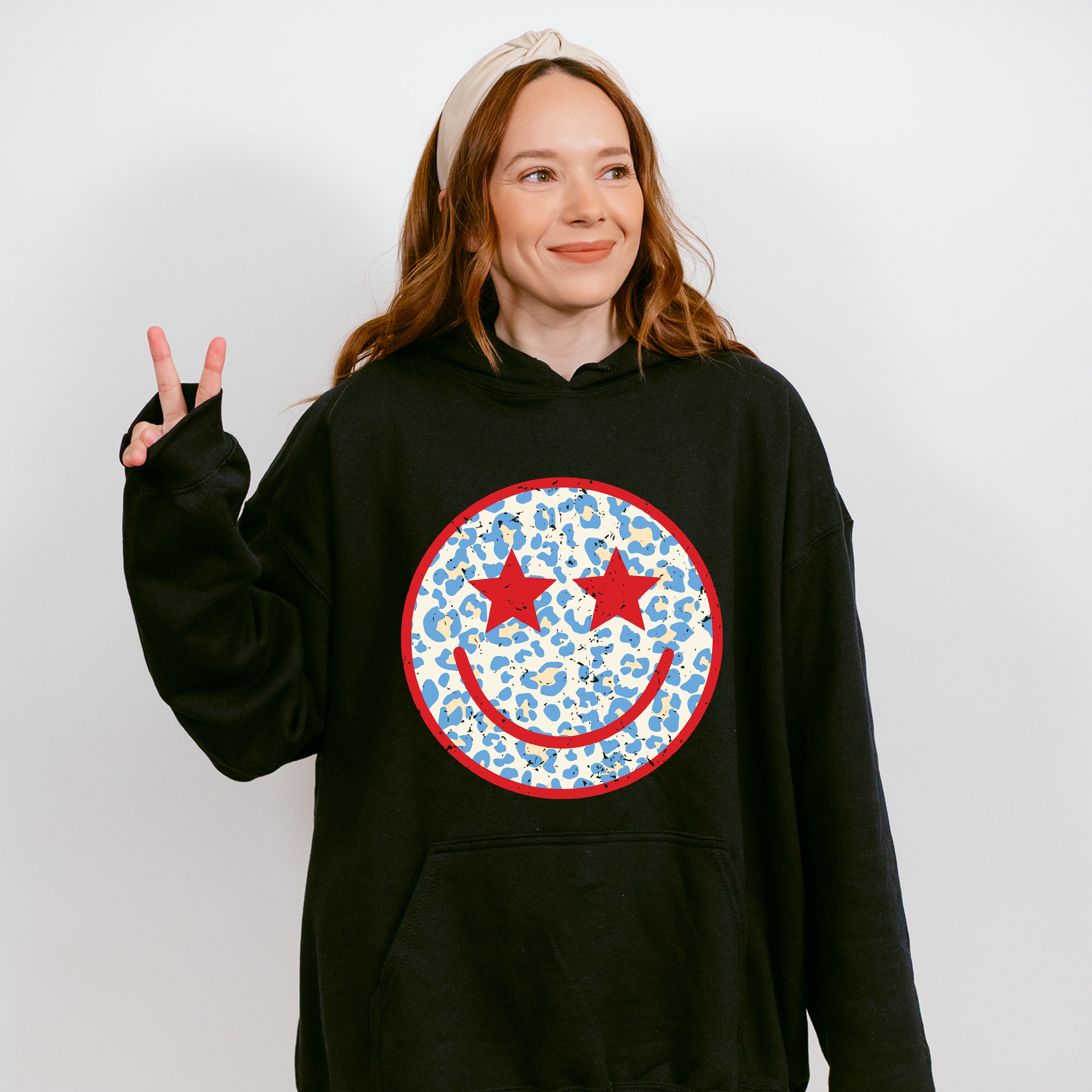 Smiley Face ,4th of July Theme T-shirt, Hoodie, Sweatshirt