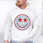 Smiley Face ,4th of July Theme T-shirt, Hoodie, Sweatshirt