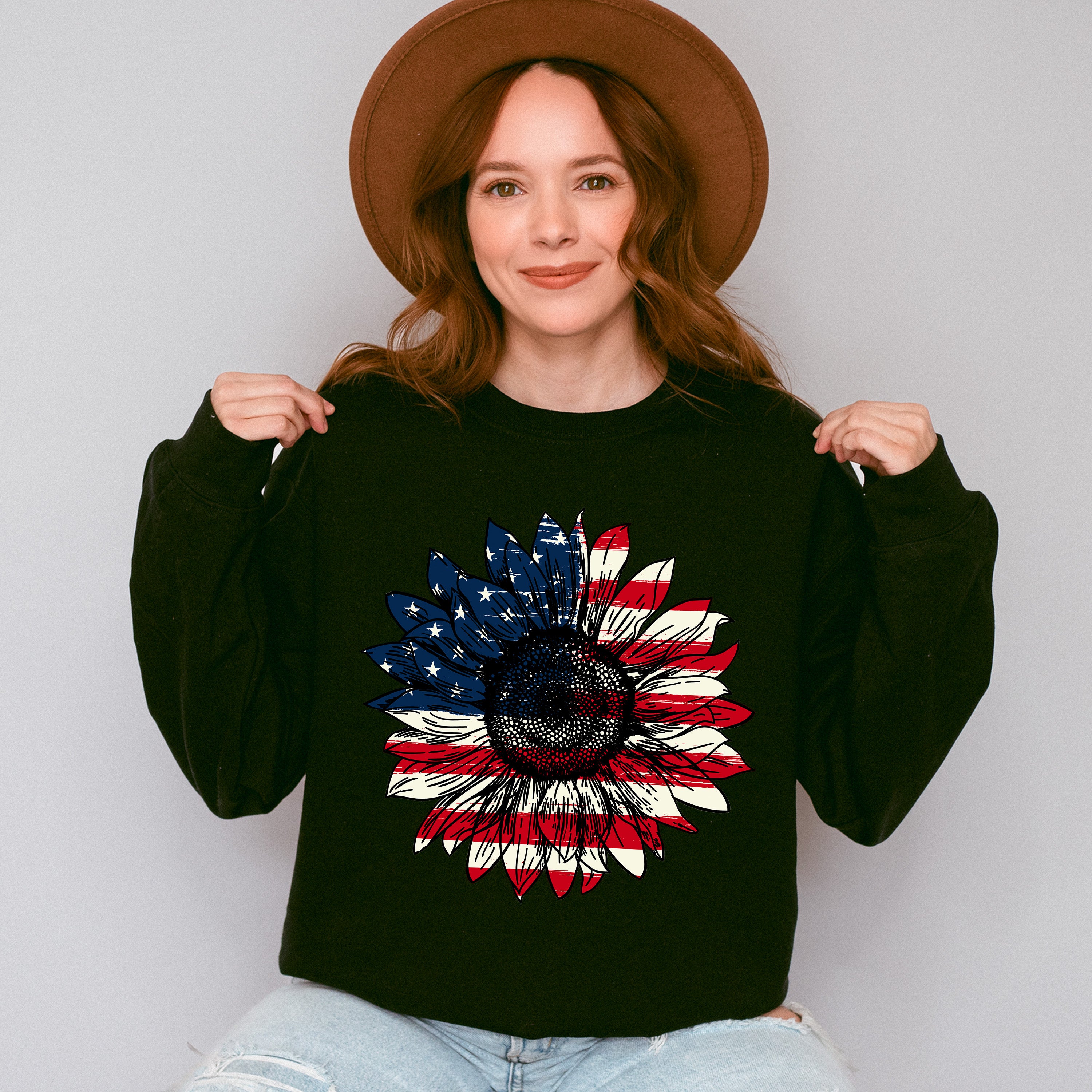 Flower Flag ,4th of July Theme T-shirt, Hoodie, Sweatshirt