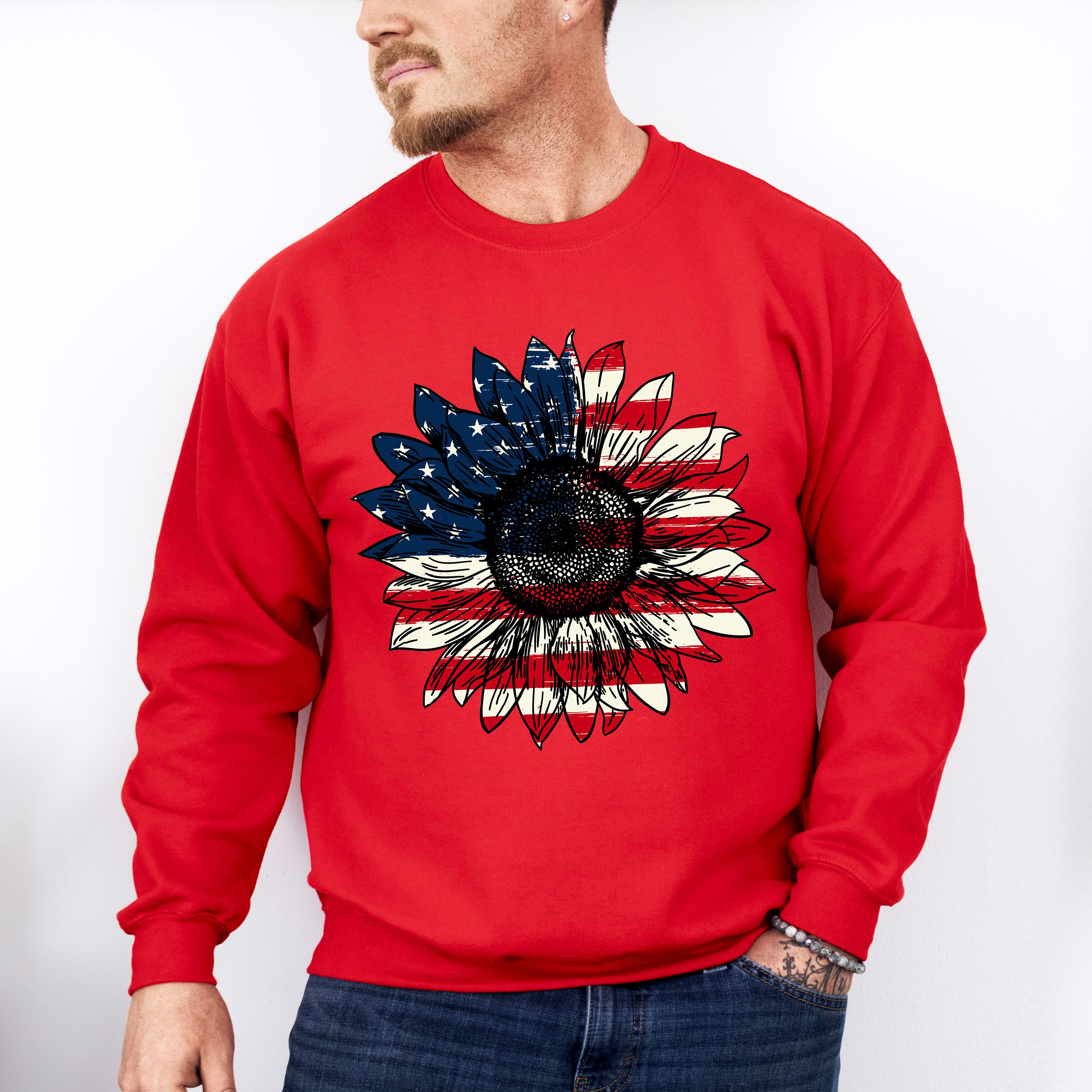 Flower Flag ,4th of July Theme T-shirt, Hoodie, Sweatshirt