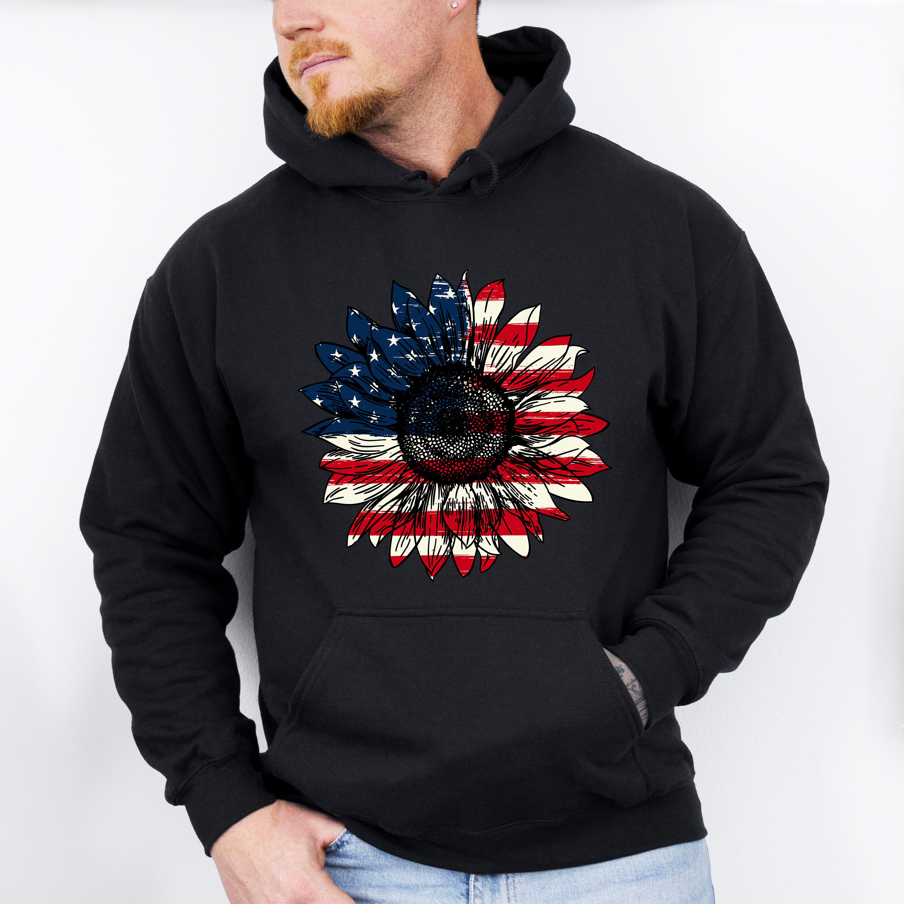 Flower Flag ,4th of July Theme T-shirt, Hoodie, Sweatshirt