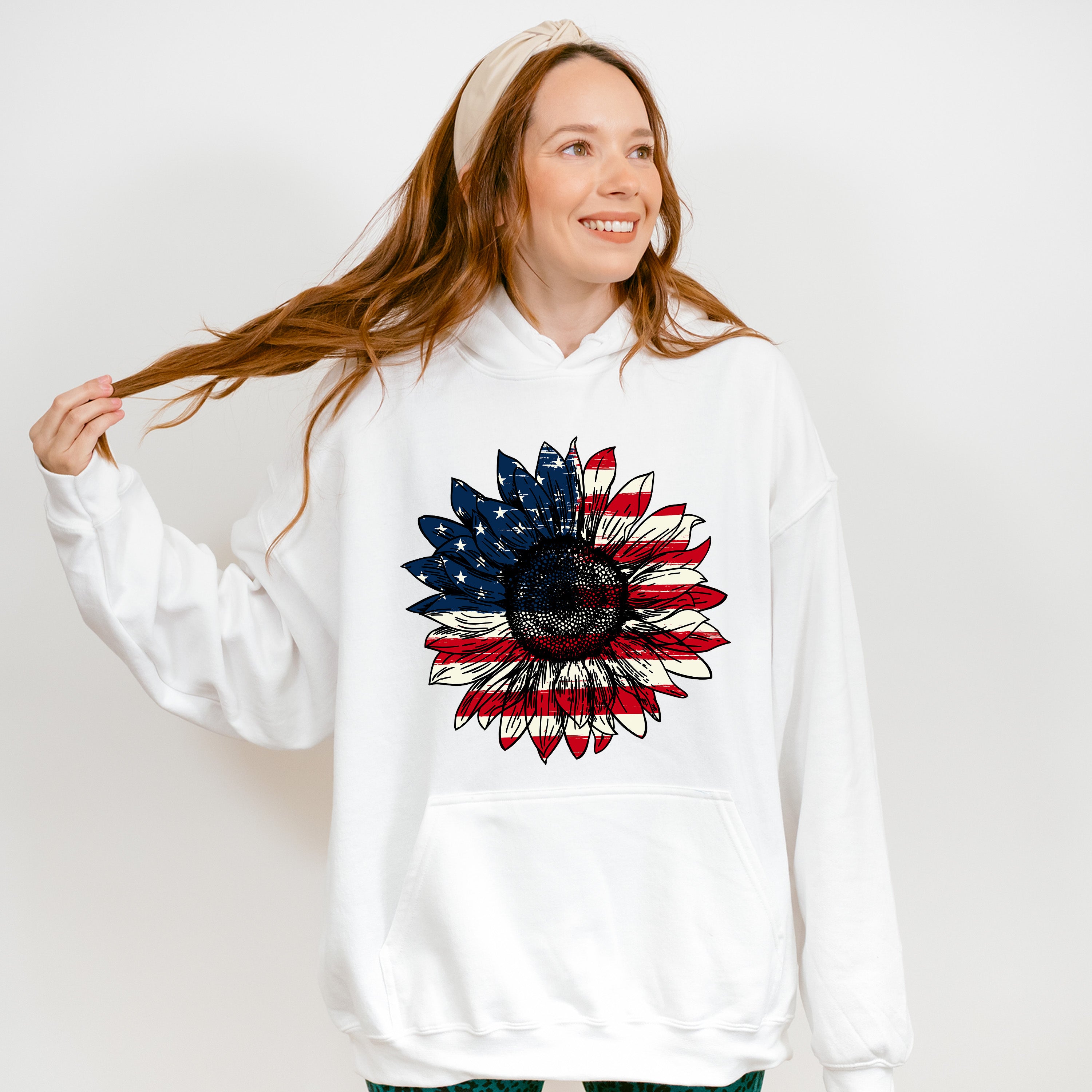Flower Flag ,4th of July Theme T-shirt, Hoodie, Sweatshirt
