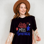 Little Miss America ,4th of July Theme T-shirt, Hoodie, Sweatshirt