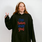 One Nation Under God,4th of July Theme T-shirt, Hoodie, Sweatshirt