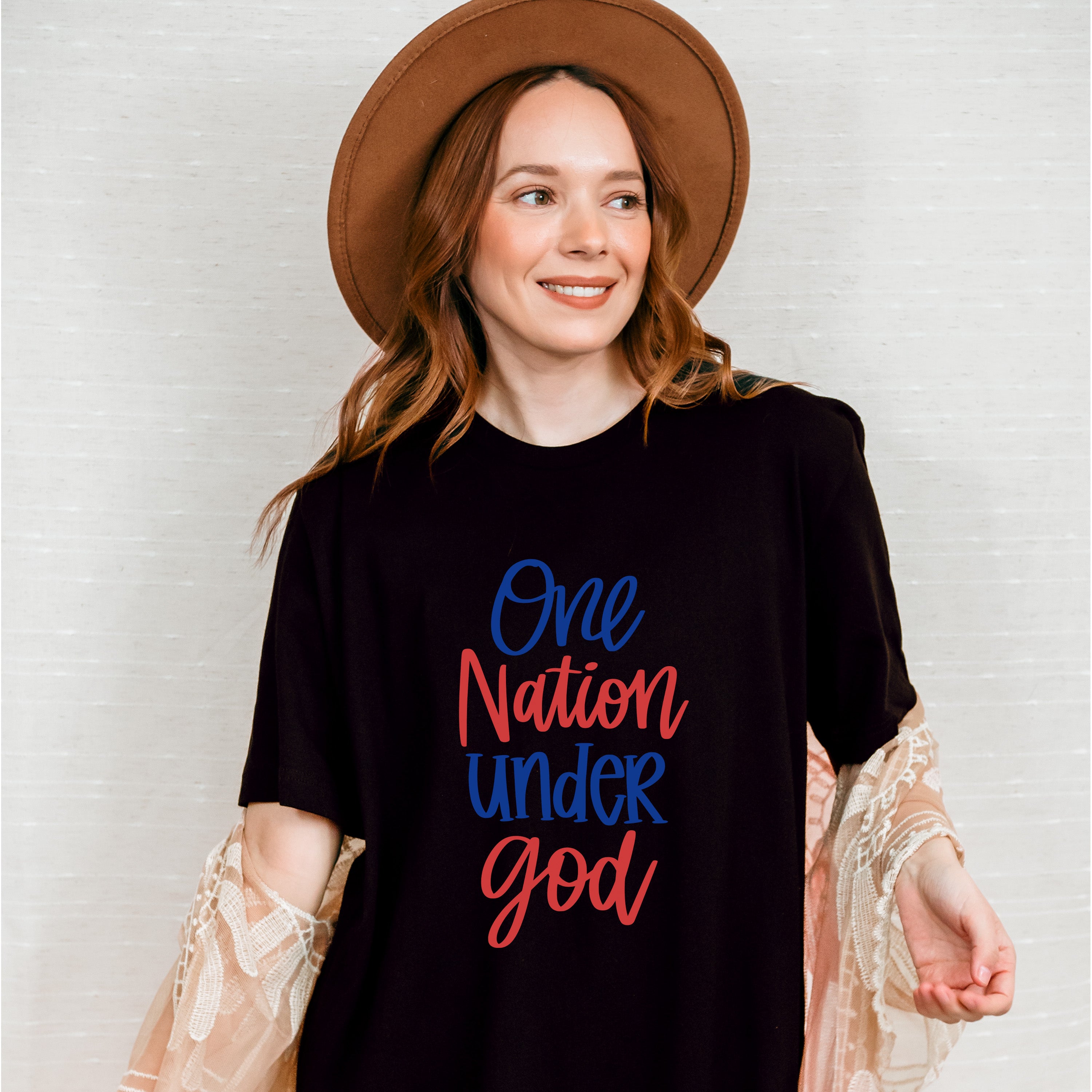 One Nation Under God,4th of July Theme T-shirt, Hoodie, Sweatshirt