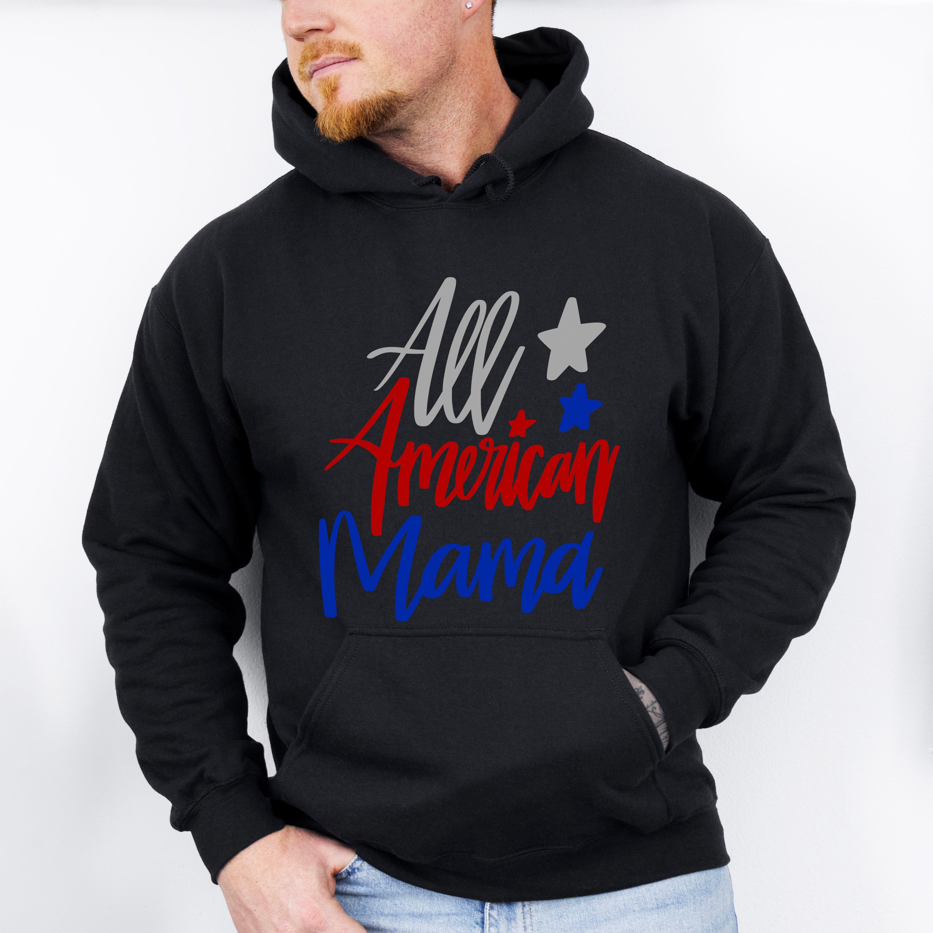 All American Mama ,4th of July Theme T-shirt, Hoodie, Sweatshirt