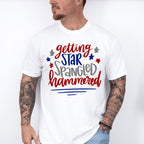 Getting Star Spangled Hammered ,4th of July Theme T-shirt, Hoodie, Sweatshirt