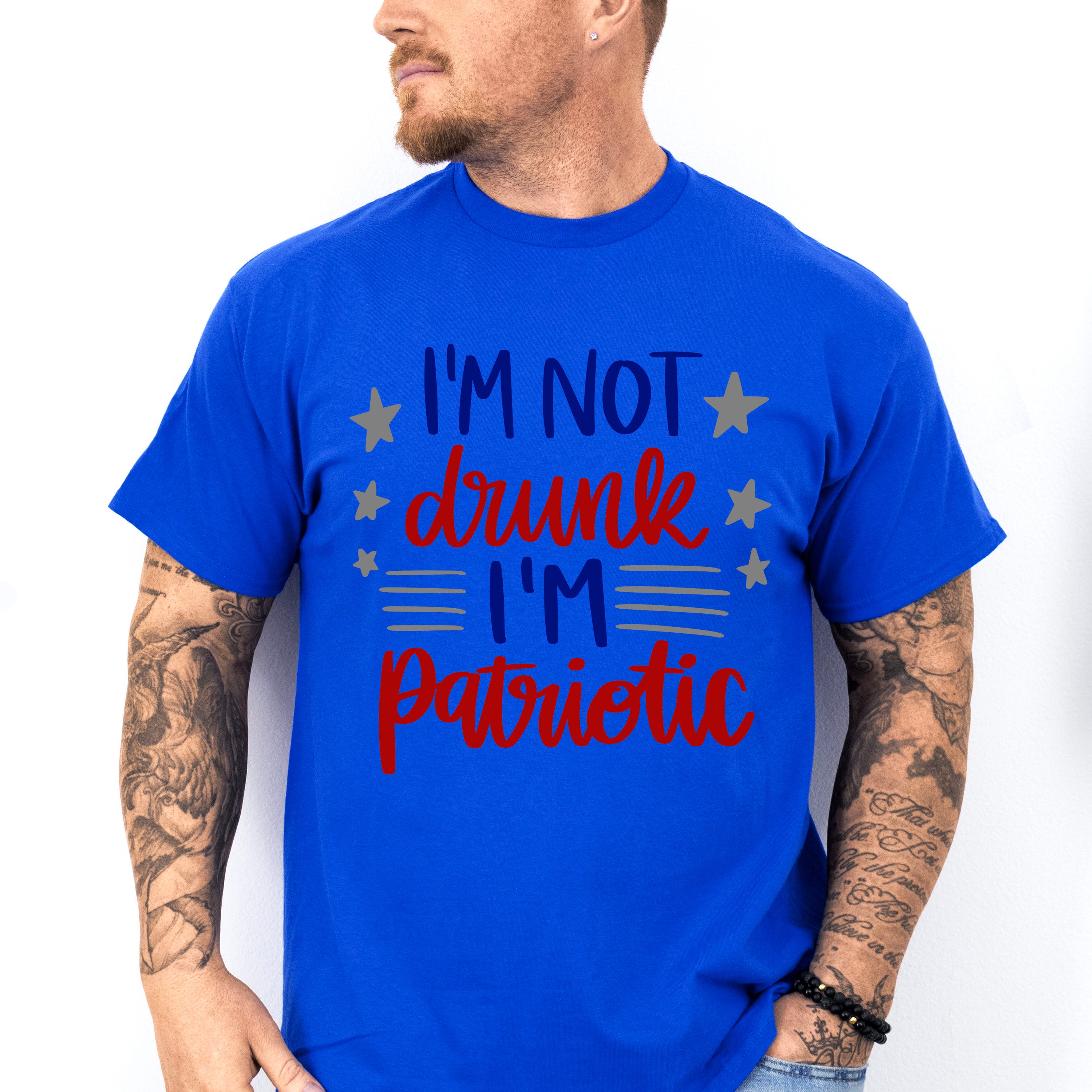 Not Drunk Patriotic, 4th of July Theme T-shirt, Hoodie, Sweatshirt