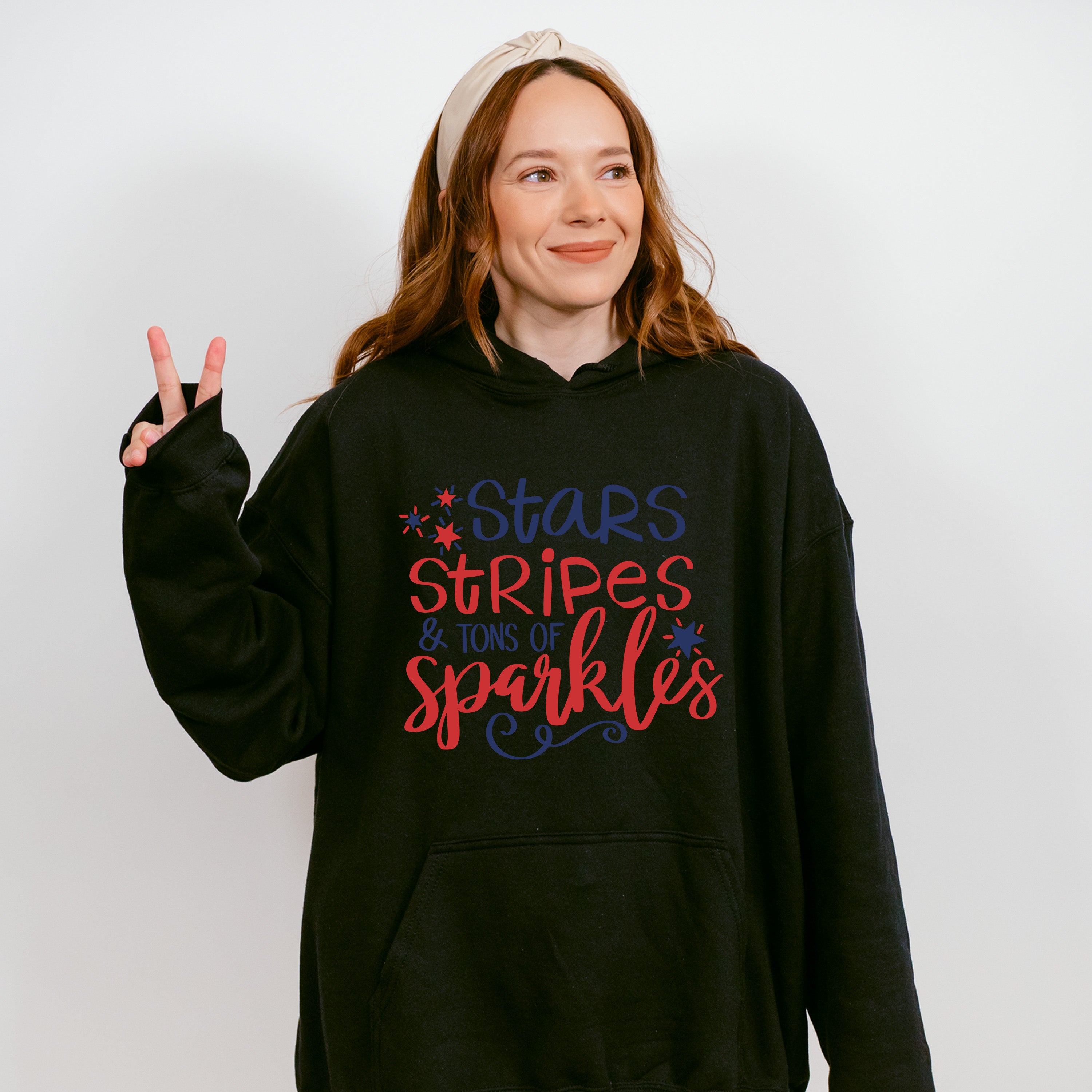 Stripes &amp; Sparkles, 4th of July Theme T-shirt, Hoodie, Sweatshirt