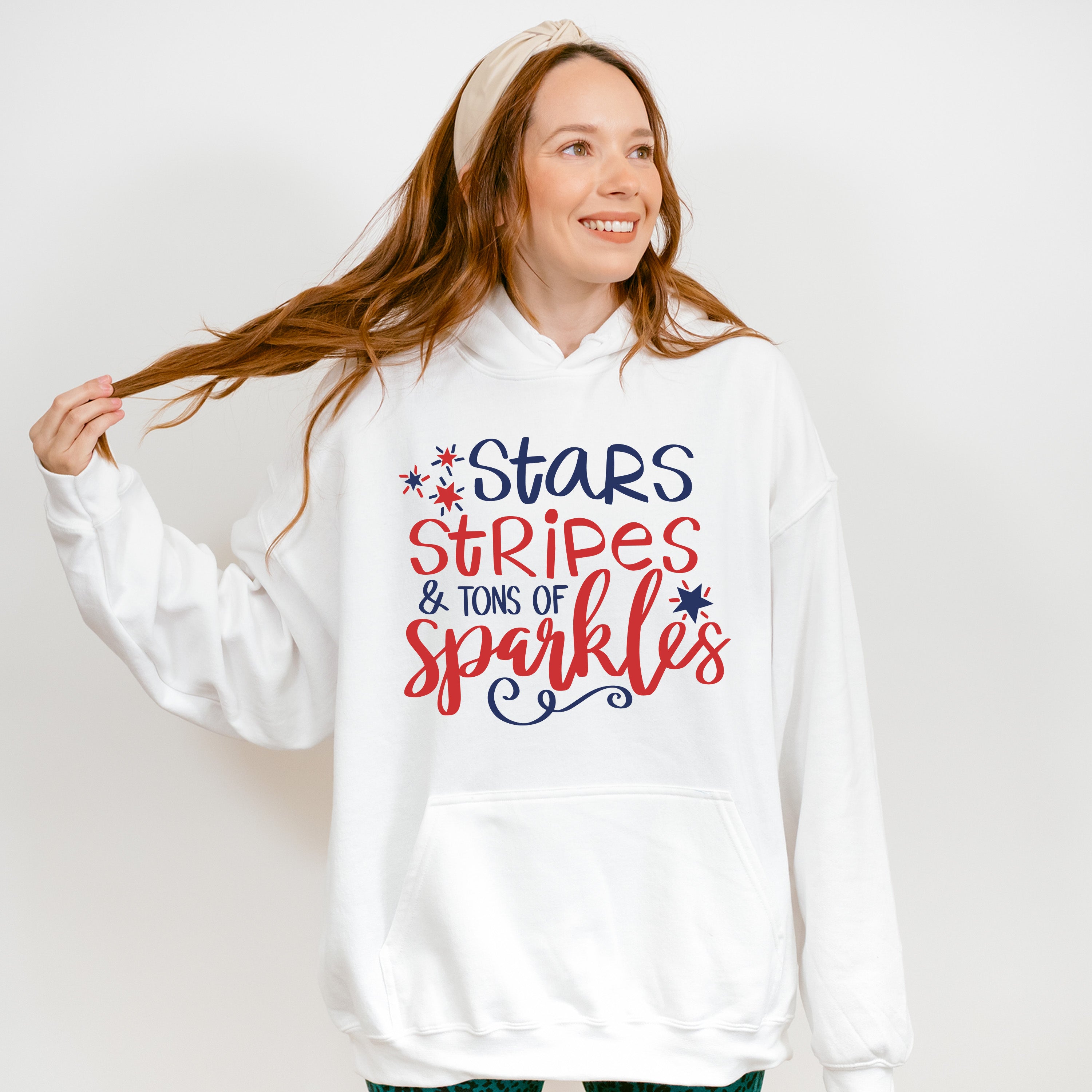 Stripes &amp; Sparkles, 4th of July Theme T-shirt, Hoodie, Sweatshirt